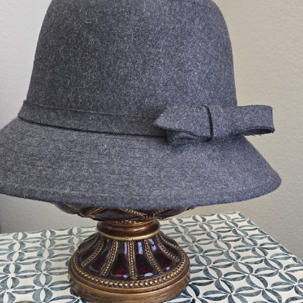 Gray Black Wool-Blend